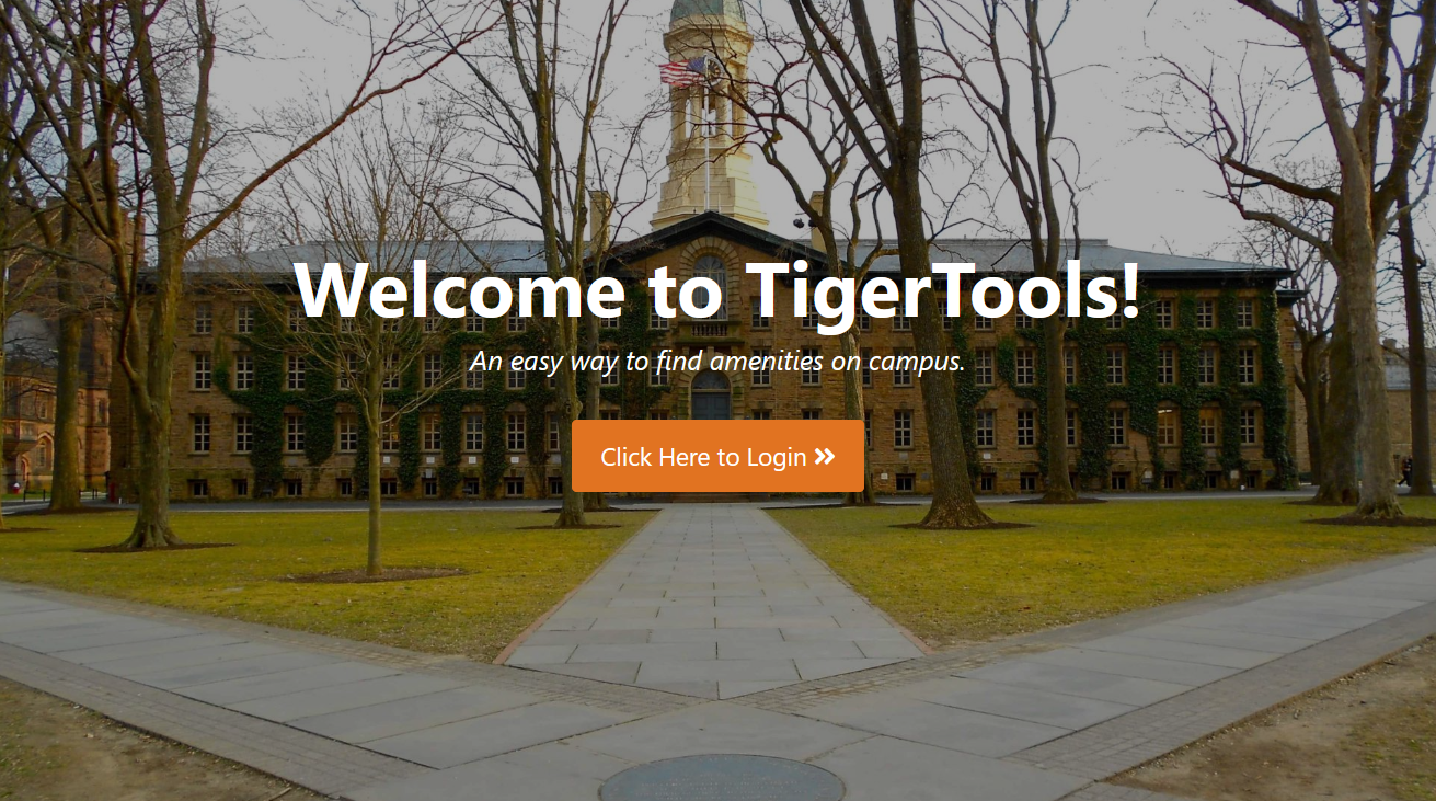 TigerTools landing page